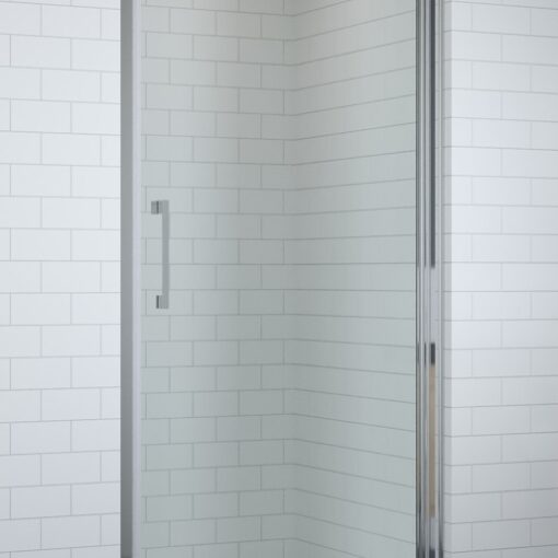 Douche draaideur verchroomde profielen productfoto