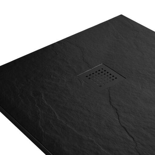 Kunststof Composiet Douchebak matzwart