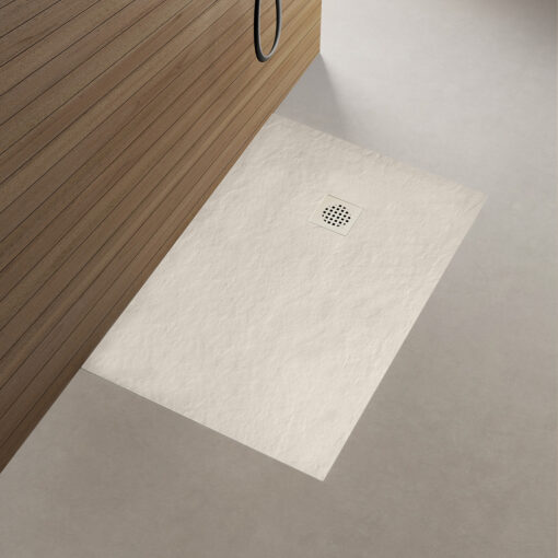 Kunststof Composiet Douchebakbeige sfeerfoto